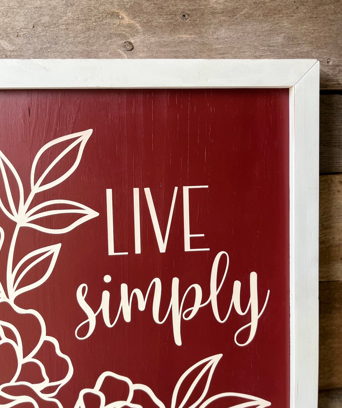 Live Simply (A)